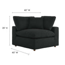 Commix Down Filled Overstuffed Boucle Fabric Corner Chair by Modway by HouseOfZazla