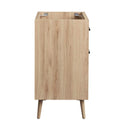 Maverick 24" Bathroom Vanity Cabinet Oak White by HouseOfZazla
