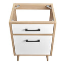 Maverick 24" Bathroom Vanity Cabinet Oak White by HouseOfZazla