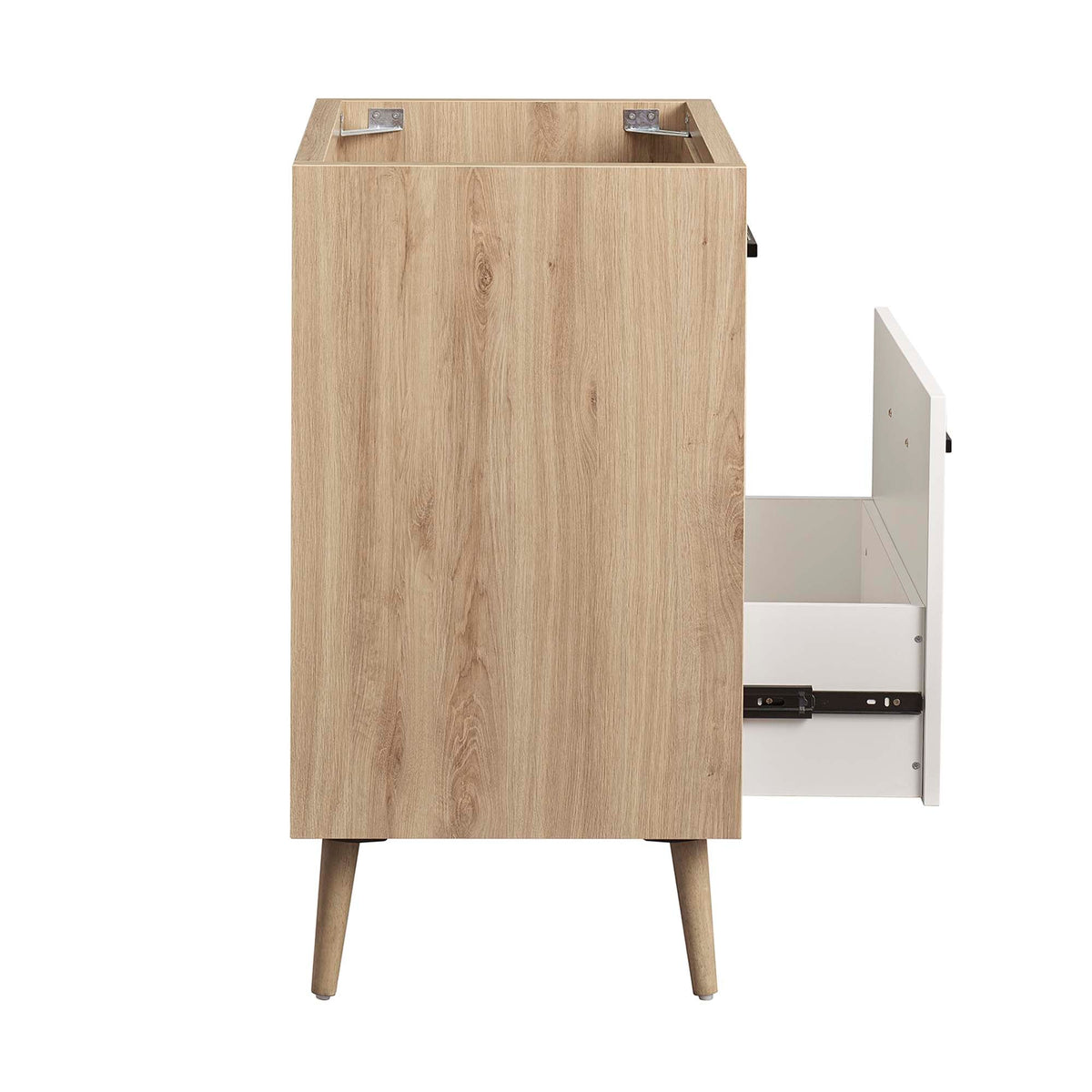 Maverick 24" Bathroom Vanity Cabinet Oak White, photo 7 of 7