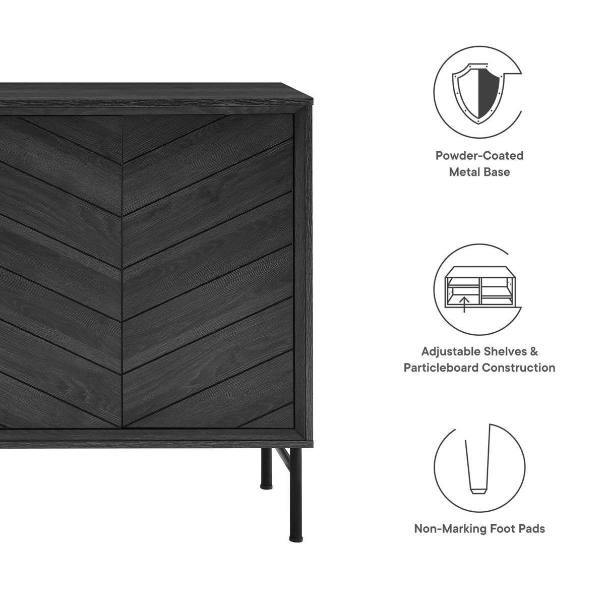Harper Chevron Sideboard by Modway, photo 3 of 14