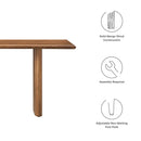 Amistad 58" Wood Bench by Modway by HouseOfZazla
