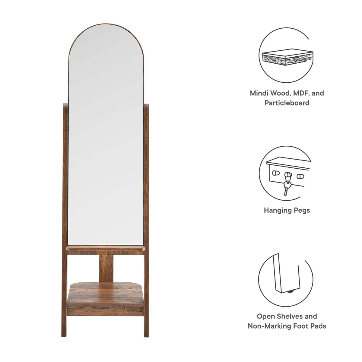 Ascend Standing Mirror by Modway, photo 13 of 14