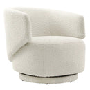 Celestia Boucle Fabric Swivel Chair by Modway by HouseOfZazla