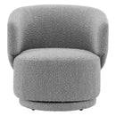 Celestia Boucle Fabric Swivel Chair by Modway by HouseOfZazla