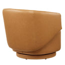 Celestia Vegan Leather Fabric and Wood Swivel Chair by Modway by HouseOfZazla