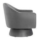 Astral Performance Velvet Fabric and Wood Swivel Chair by Modway by HouseOfZazla