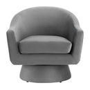 Astral Performance Velvet Fabric and Wood Swivel Chair by Modway by HouseOfZazla