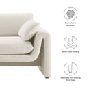 Waverly Boucle Fabric Sofa by Modway by HouseOfZazla