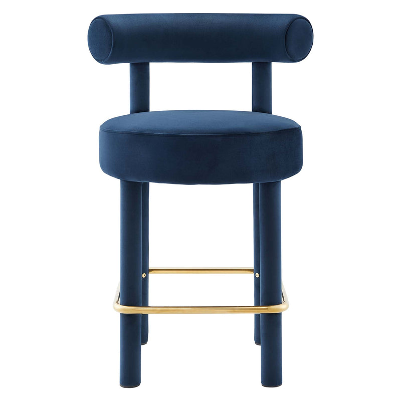 Toulouse Performance Velvet Counter Stool by Modway, photo 6 of 7