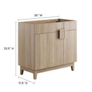 Miles 36" Bathroom Vanity Cabinet by Modway by HouseOfZazla