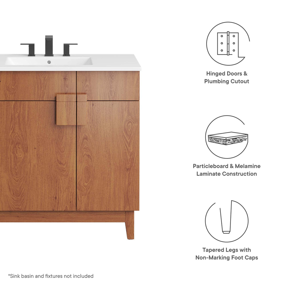 Miles 24-Inch Bathroom Vanity Cabinet by Modway, photo 16 of 35