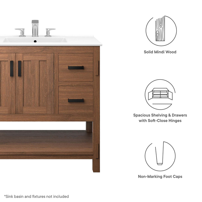 Ashlyn 36" Wood Bathroom Vanity Cabinet by Modway, photo 2 of 7