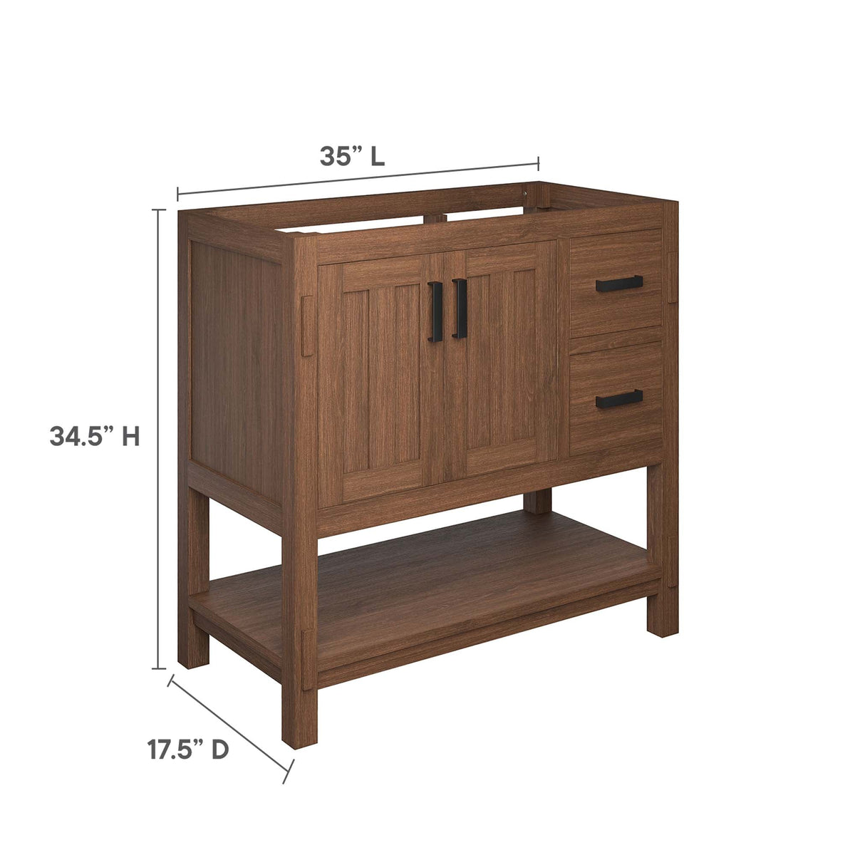 Ashlyn 36" Wood Bathroom Vanity Cabinet by Modway, photo 3 of 7