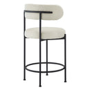 Albie Boucle Fabric Counter Stools Set of 2 by Modway by HouseOfZazla