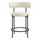 Albie Boucle Fabric Counter Stools Set of 2 by Modway by HouseOfZazla