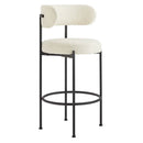 Albie Boucle Fabric Bar Stools Set of 2 by Modway by HouseOfZazla