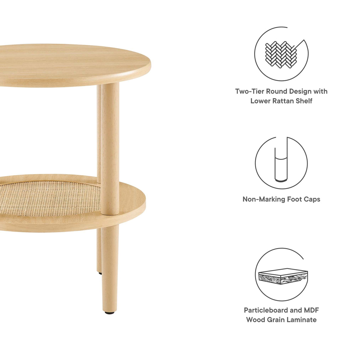 Torus Round Side Table by Modway, photo 13 of 14