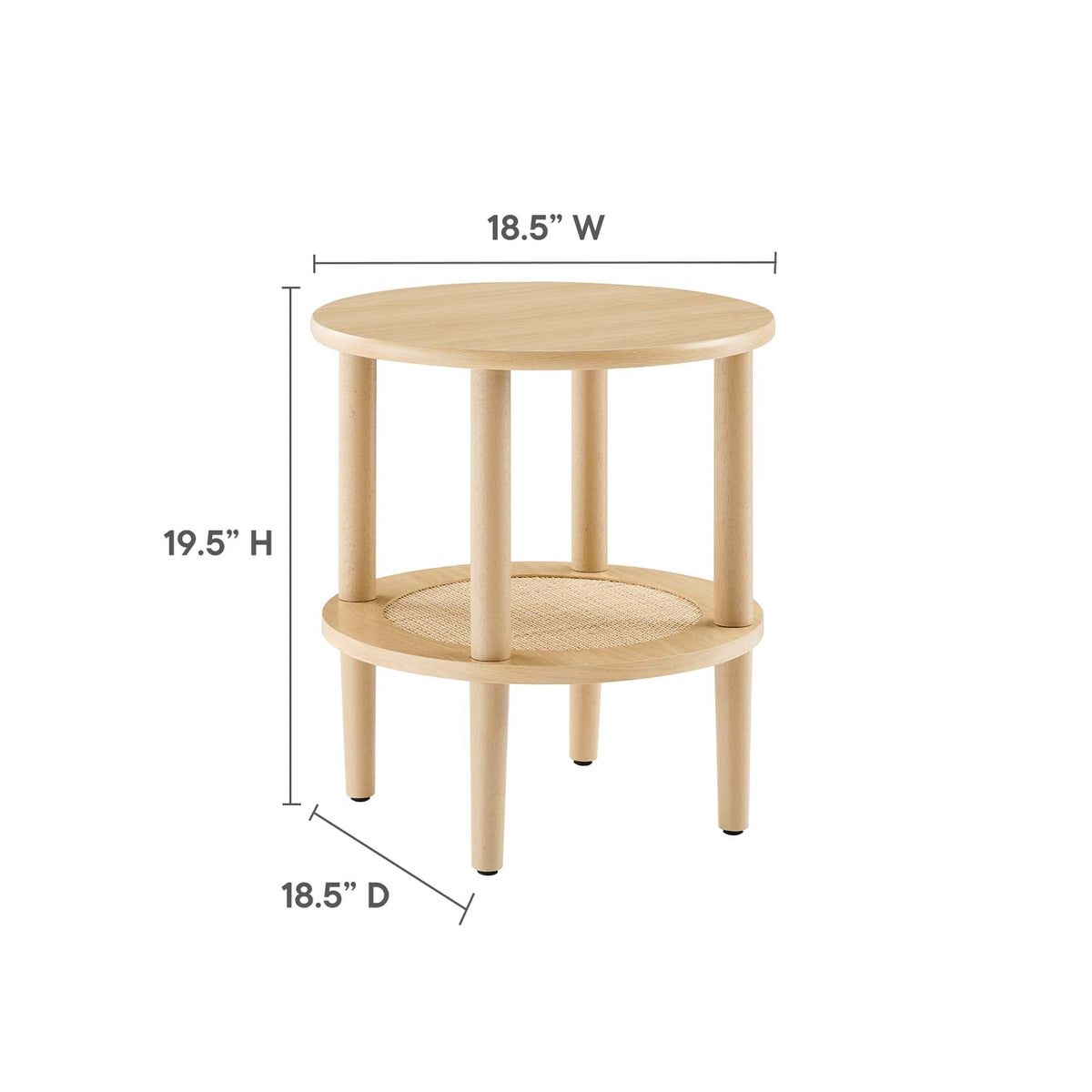 Torus Round Side Table by Modway, photo 12 of 14