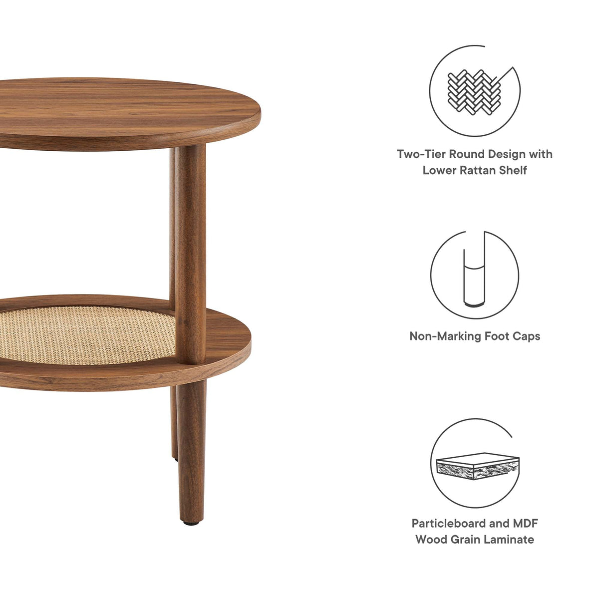 Torus Round Side Table by Modway, photo 3 of 14