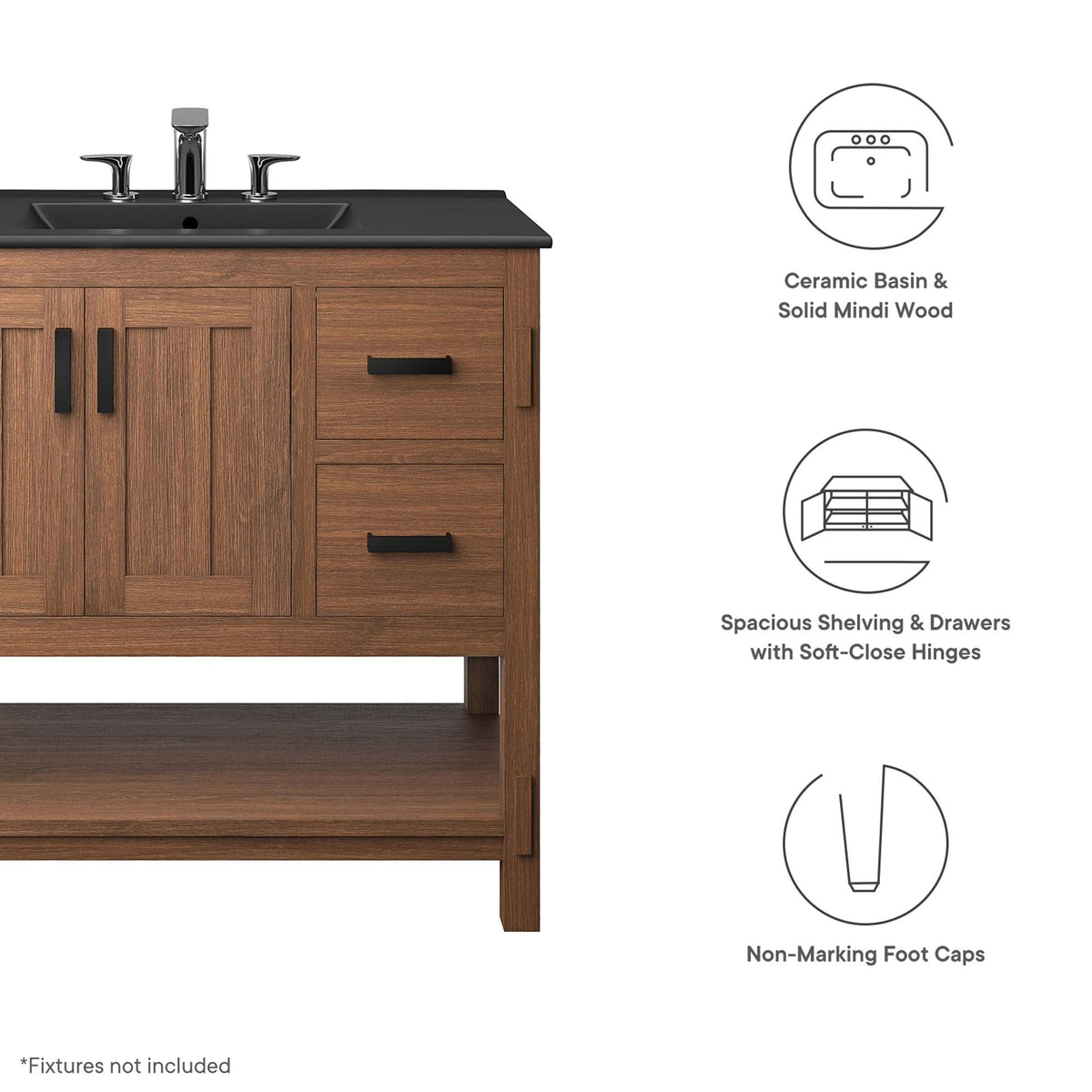 Ashlyn 36" Wood Bathroom Vanity by Modway, photo 13 of 14