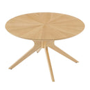 Crossroads Round Wood Coffee Table by Modway by HouseOfZazla