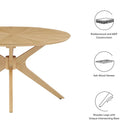 Crossroads Round Wood Coffee Table by Modway by HouseOfZazla