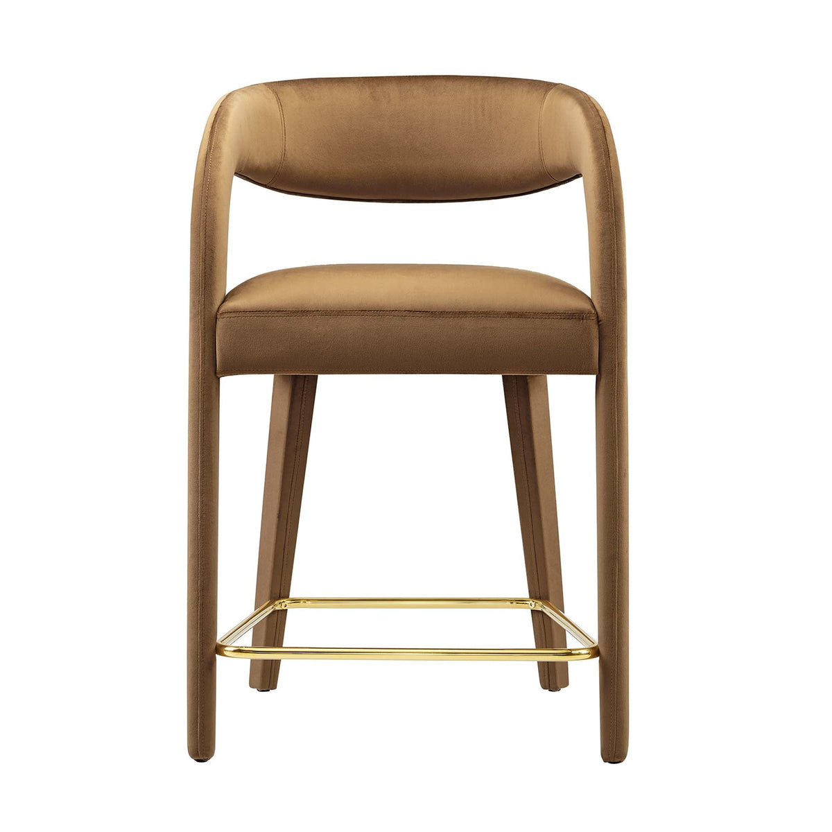 Pinnacle Performance Velvet Counter Stool Set of 2 by Modway, photo 6 of 7
