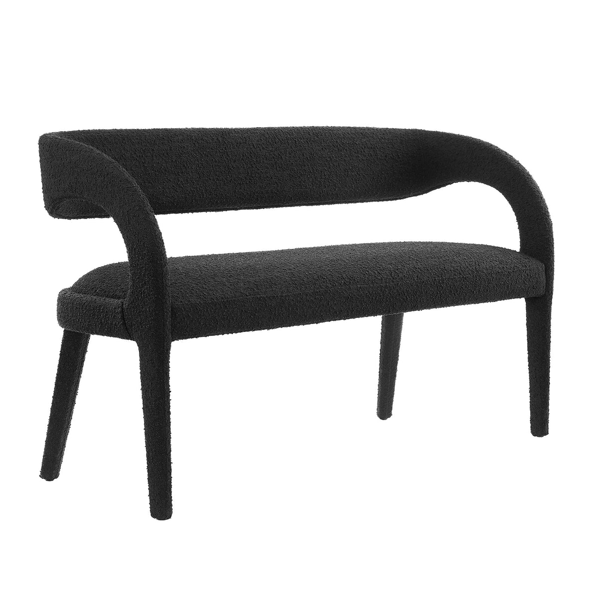 Pinnacle Boucle Fabric Accent Bench by Modway, photo 14 of 14