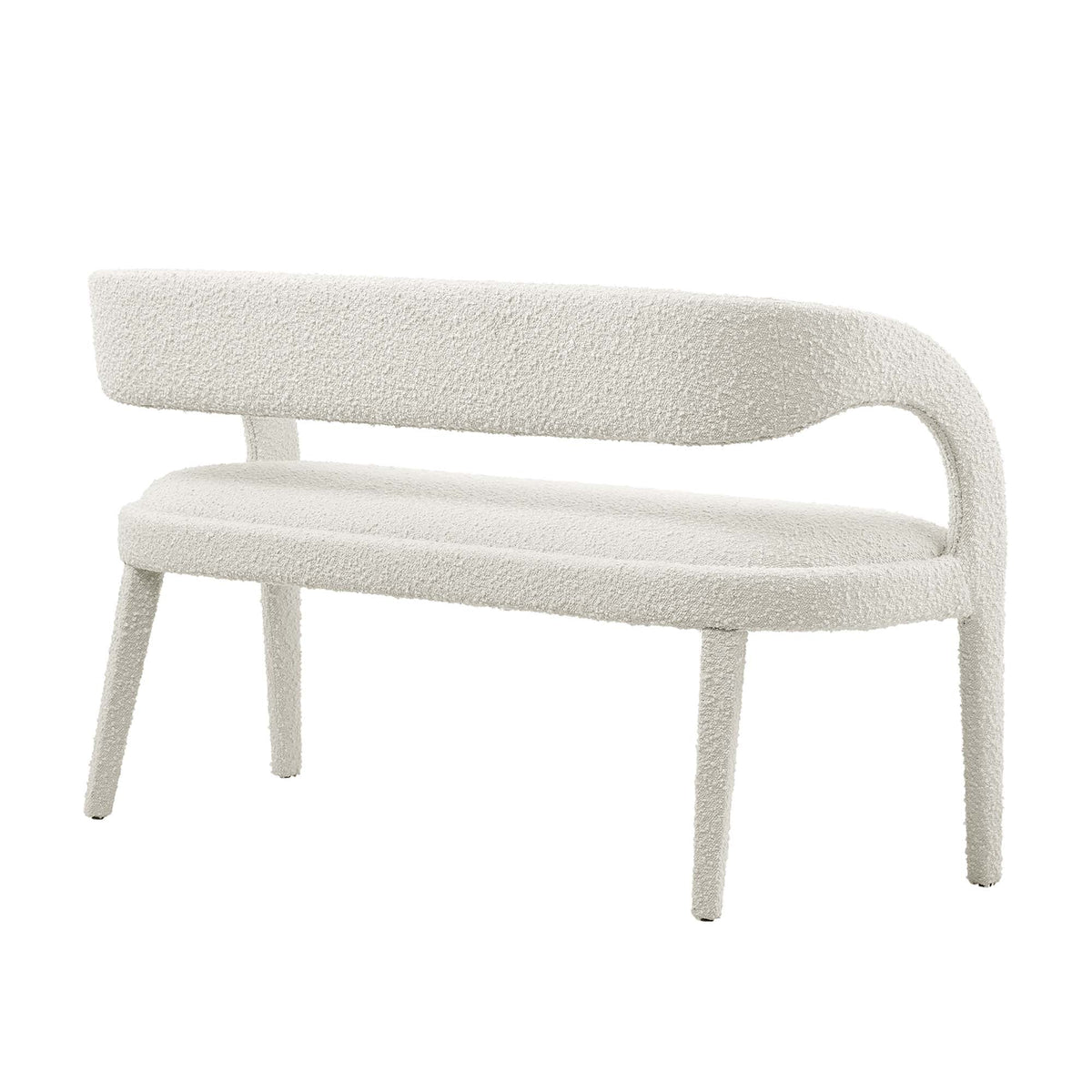 Pinnacle Boucle Fabric Accent Bench by Modway, photo 5 of 14