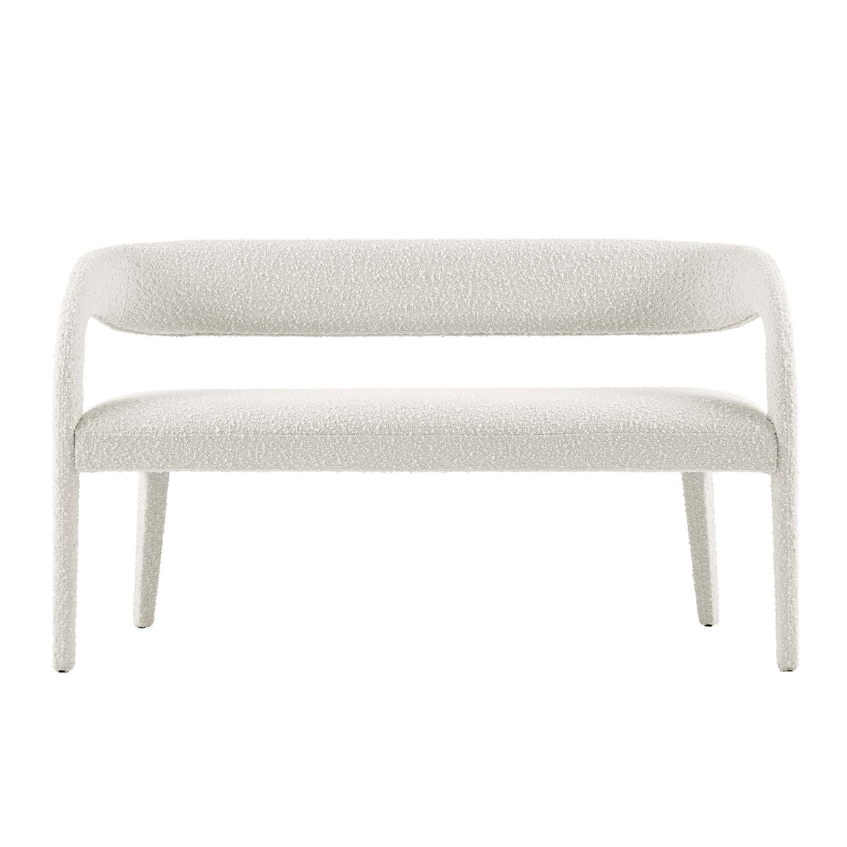Pinnacle Boucle Fabric Accent Bench by Modway, photo 6 of 14