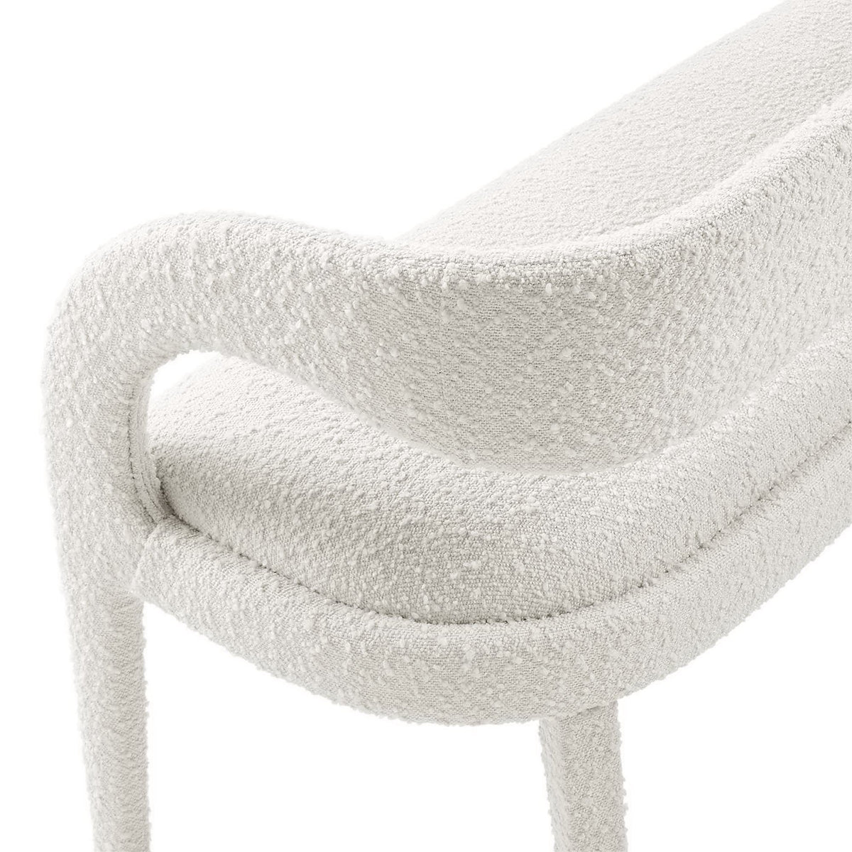 Pinnacle Boucle Fabric Accent Bench by Modway, photo 7 of 14
