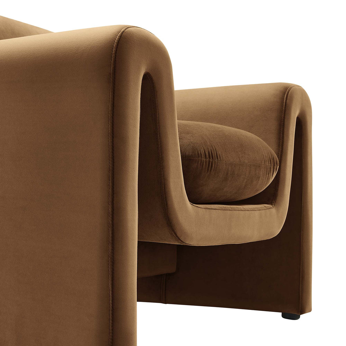Waverly Performance Velvet Armchair by Modway, photo 7 of 7