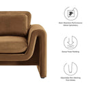 Waverly Performance Velvet Armchair by Modway by HouseOfZazla