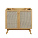Soma 36" Bathroom Vanity Cabinet with Rattan Doors by HouseOfZazla
