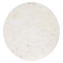 Viva Round White Marble Side Table by Modway by HouseOfZazla