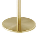 Viva Round White Marble Side Table by Modway by HouseOfZazla