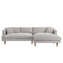 Zoya Right-Facing Down Filled Overstuffed Sectional Sofa by Modway by HouseOfZazla