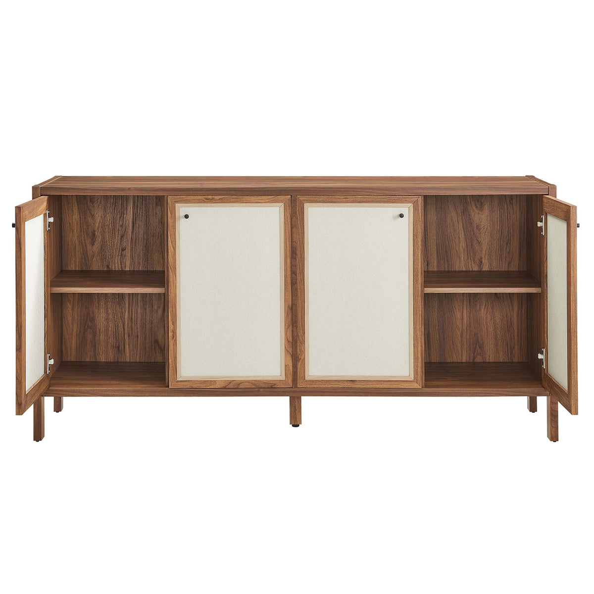 Capri 65" Wood Grain Sideboard Storage Cabinet by Modway, photo 6 of 7