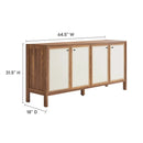 Capri 65" Wood Grain Sideboard Storage Cabinet by Modway by HouseOfZazla