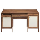 Capri 58" Wood Grain Office Desk by Modway by HouseOfZazla