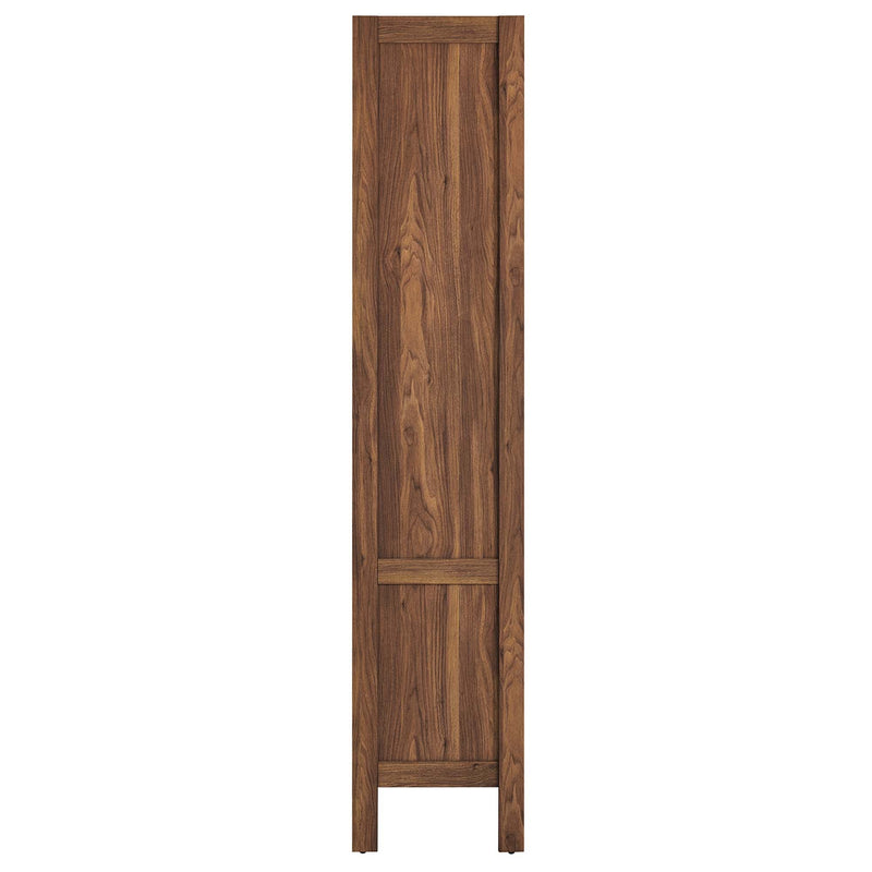 Capri 4-Shelf Wood Grain Bookcase by Modway, photo 4 of 7