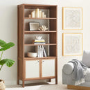 Capri 4-Shelf Wood Grain Bookcase by Modway by HouseOfZazla