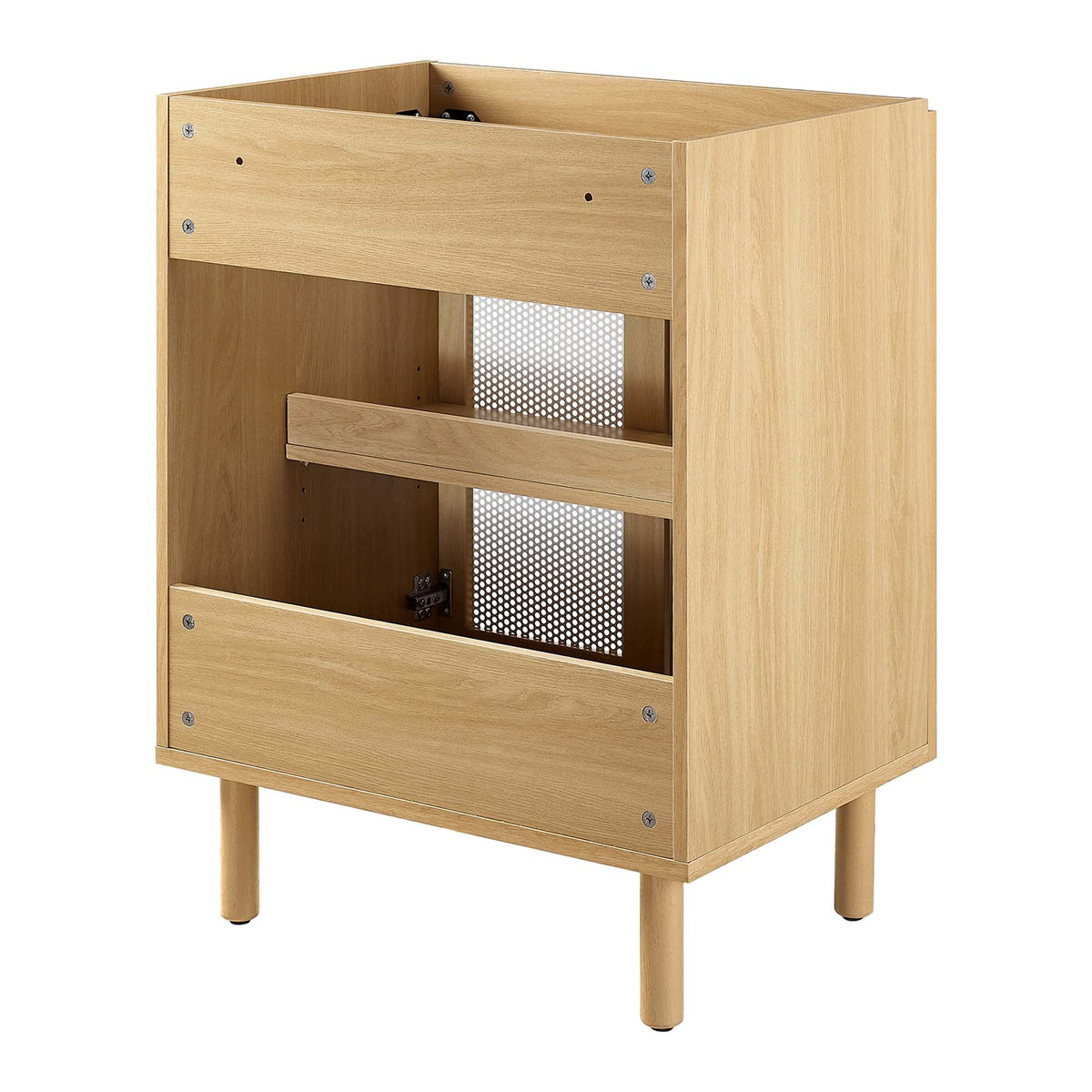 Calla 24" Perforated Metal Bathroom Vanity Cabinet, photo 10 of 28