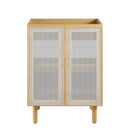 Calla 24" Perforated Metal Bathroom Vanity Cabinet by HouseOfZazla