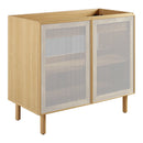 Calla 36" Perforated Metal Bathroom Vanity Cabinet by Modway by HouseOfZazla