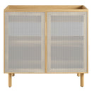Calla 36" Perforated Metal Bathroom Vanity Cabinet by Modway by HouseOfZazla