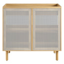 Calla 24" Perforated Metal Bathroom Vanity Cabinet