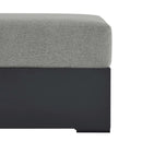 Tahoe Outdoor Patio Powder-Coated Aluminum Ottoman by Modway by HouseOfZazla
