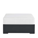 Tahoe Outdoor Patio Powder-Coated Aluminum Ottoman by Modway by HouseOfZazla